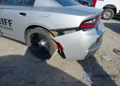 2021 Dodge Charger Police Rwd z USA, uszkodzony, nr VIN 2C3CDXAT8MH643477